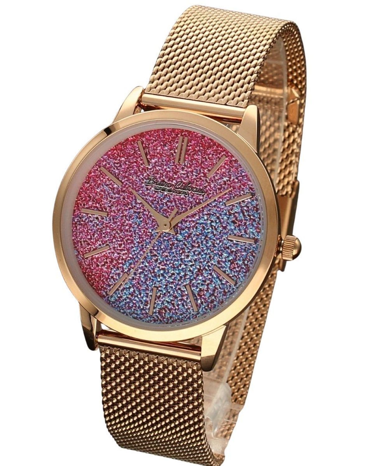 Zegarek damski Bruno Calvani BC3097 różowo fioletowa tarcza color.jpg